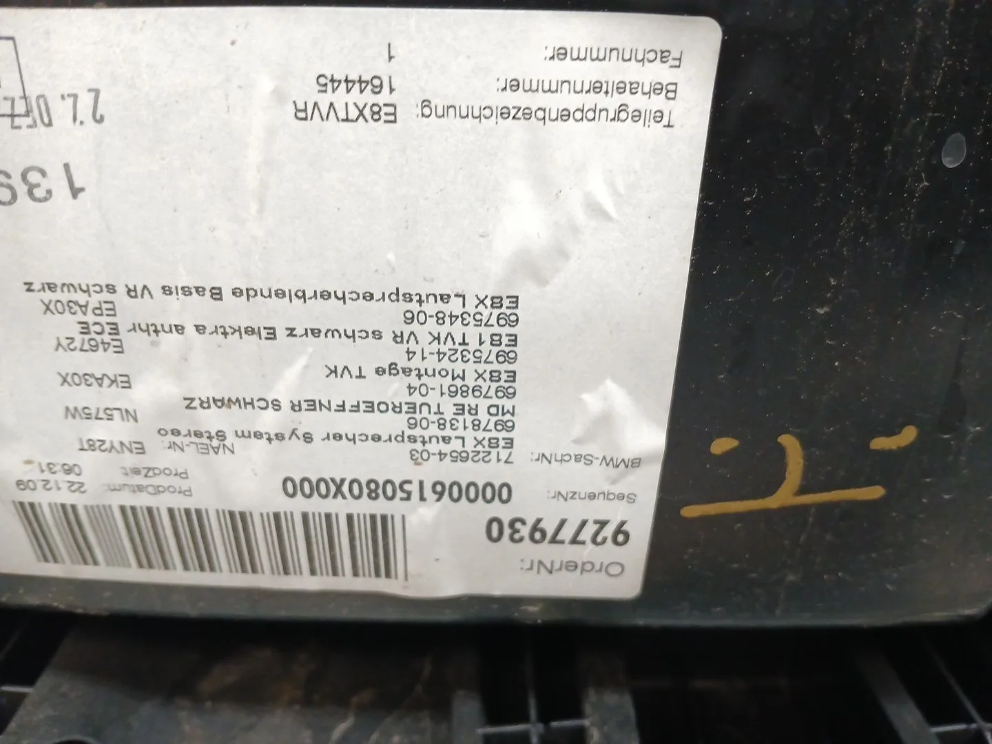 Guarnecido Puerta Delantera Derecha para Bmw 1 (E81)