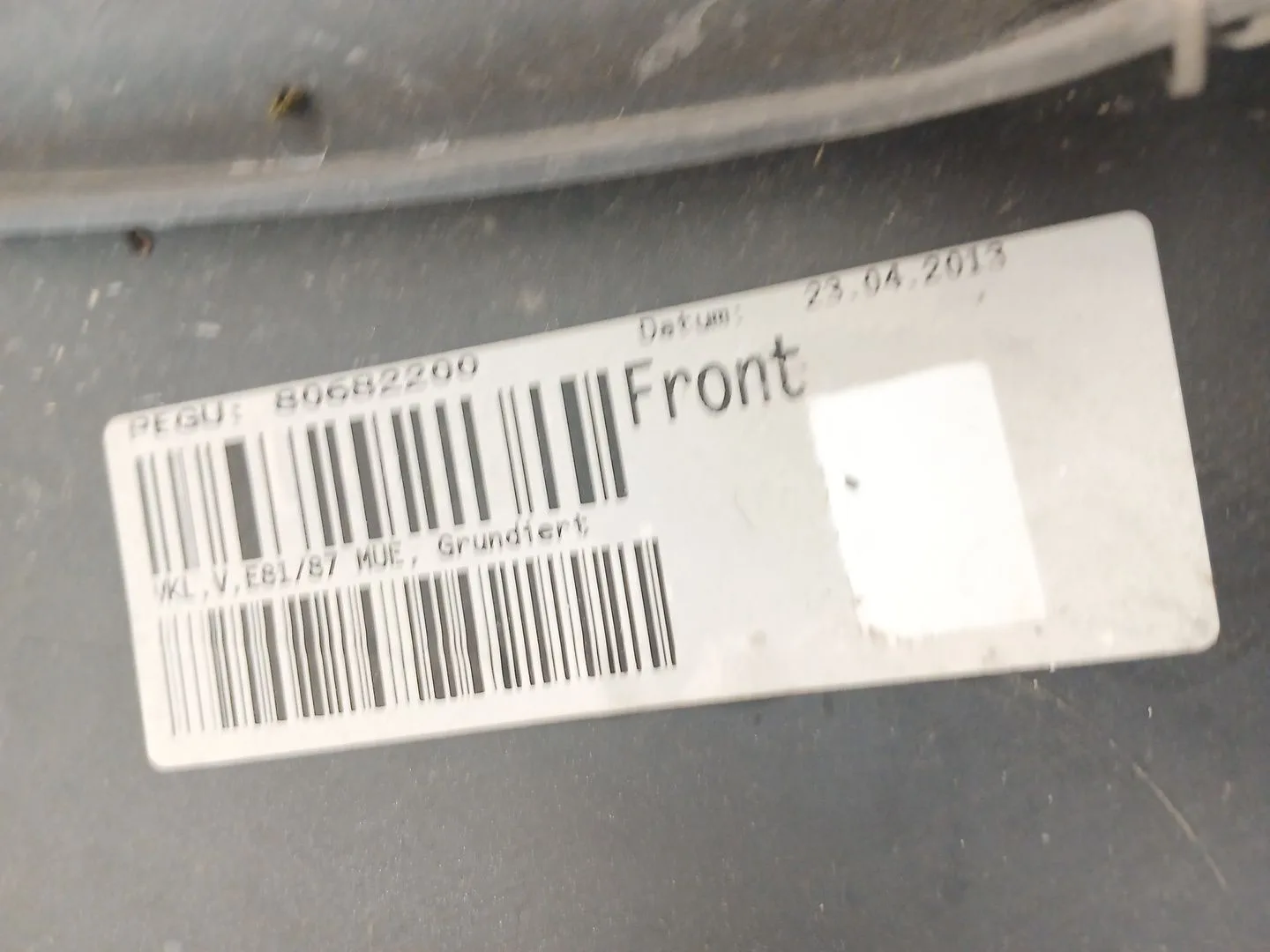 Paragolpes Delantero para Bmw 1 (E81)