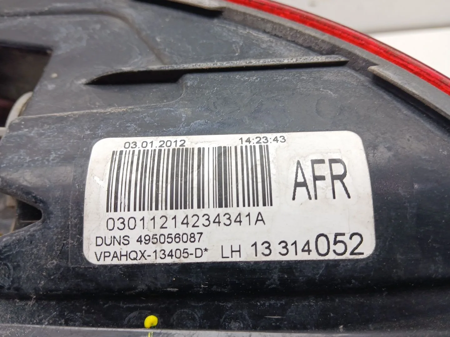 Piloto Trasero Izquierdo para Opel Astra J Sports Tourer (P10)