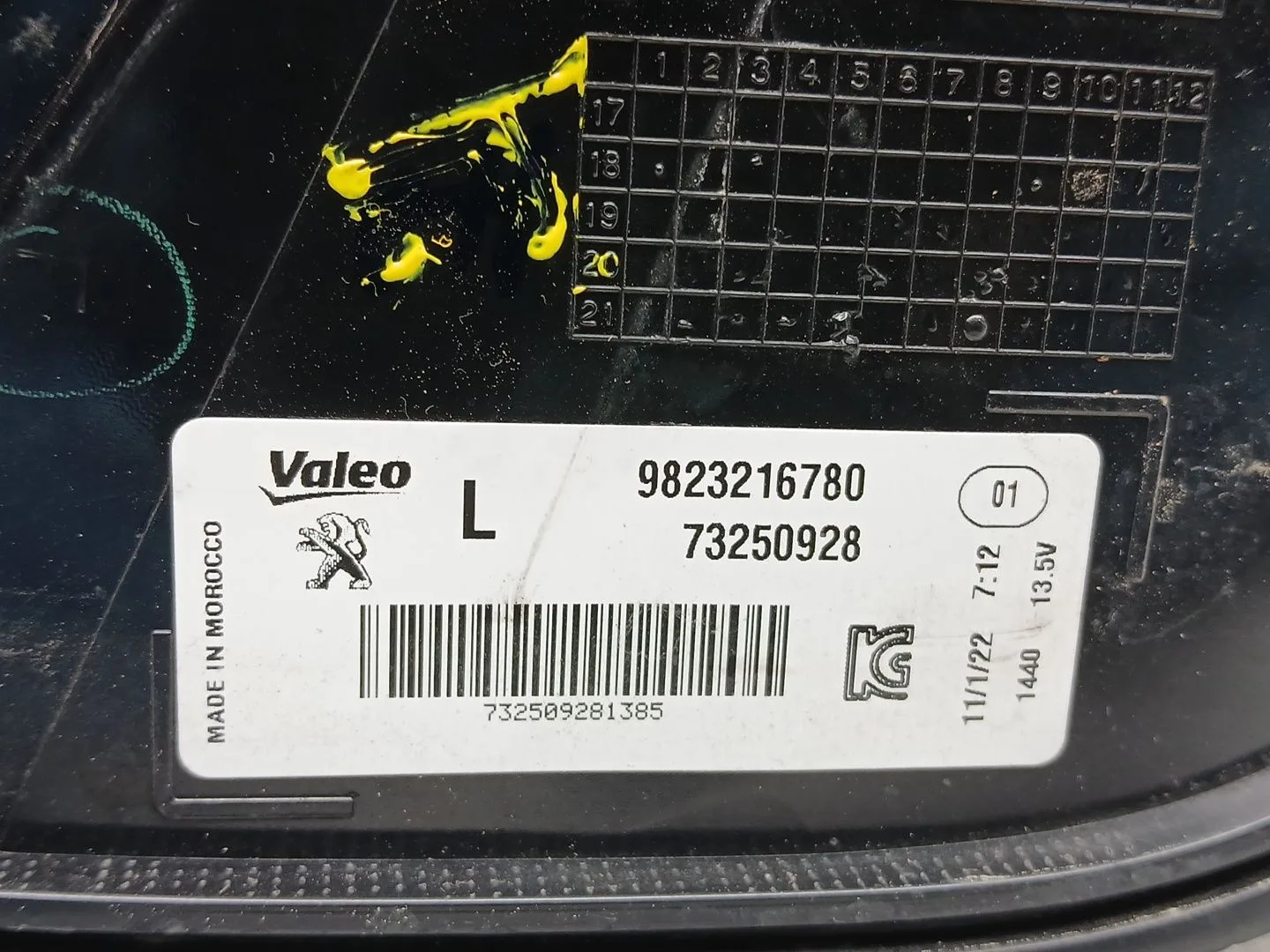 Piloto Trasero Izquierdo para Peugeot 208 Ii (Ub_, Up_, Uw_, Uj_)