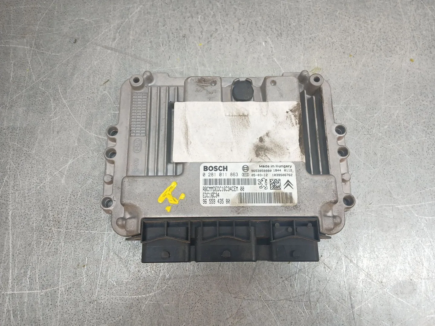Centralita Motor Uce para Citroën C4 Coupe (La_)