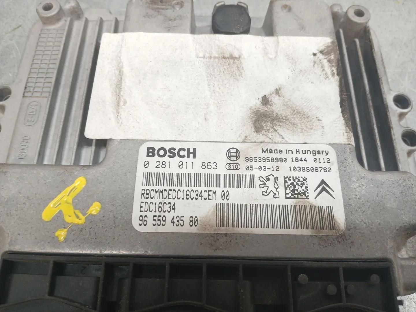 Centralita Motor Uce para Citroën C4 Coupe (La_)