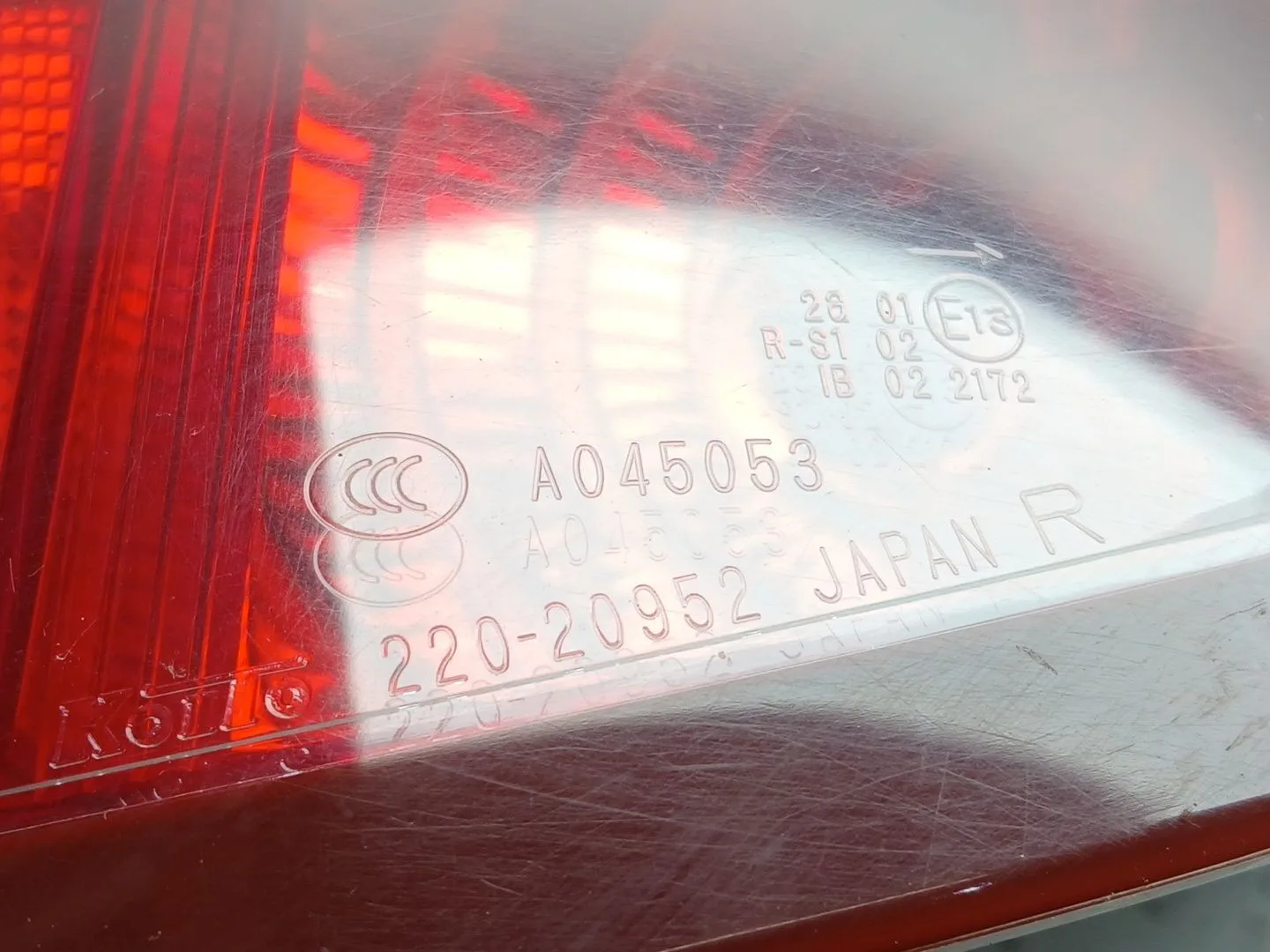 Piloto Trasero Derecho para Subaru Outback (Bp)