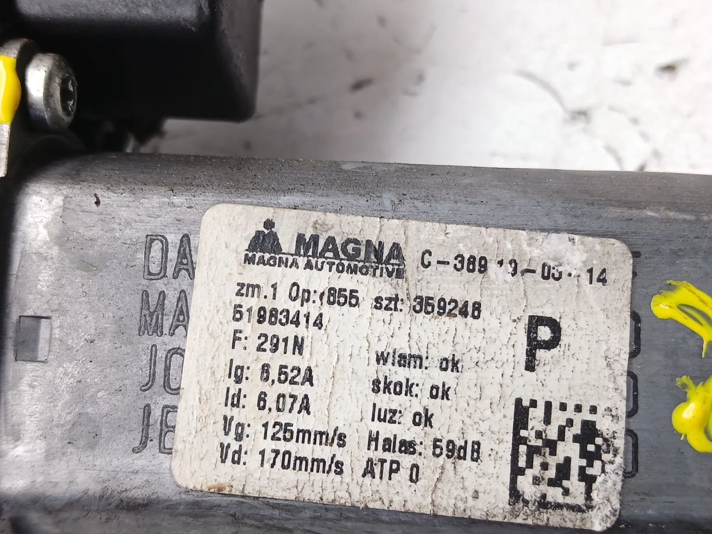 Elevalunas Delantero Derecho para Alfa Romeo Mito (955_)