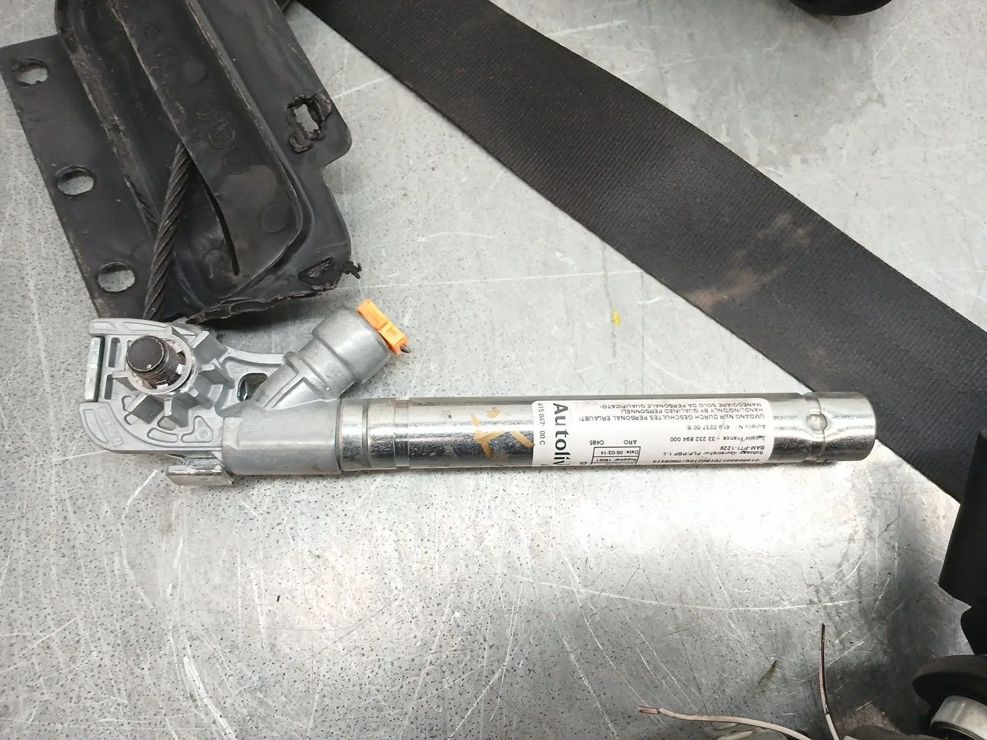 Cinturon Seguridad Delantero Derecho para Alfa Romeo Mito (955_)
