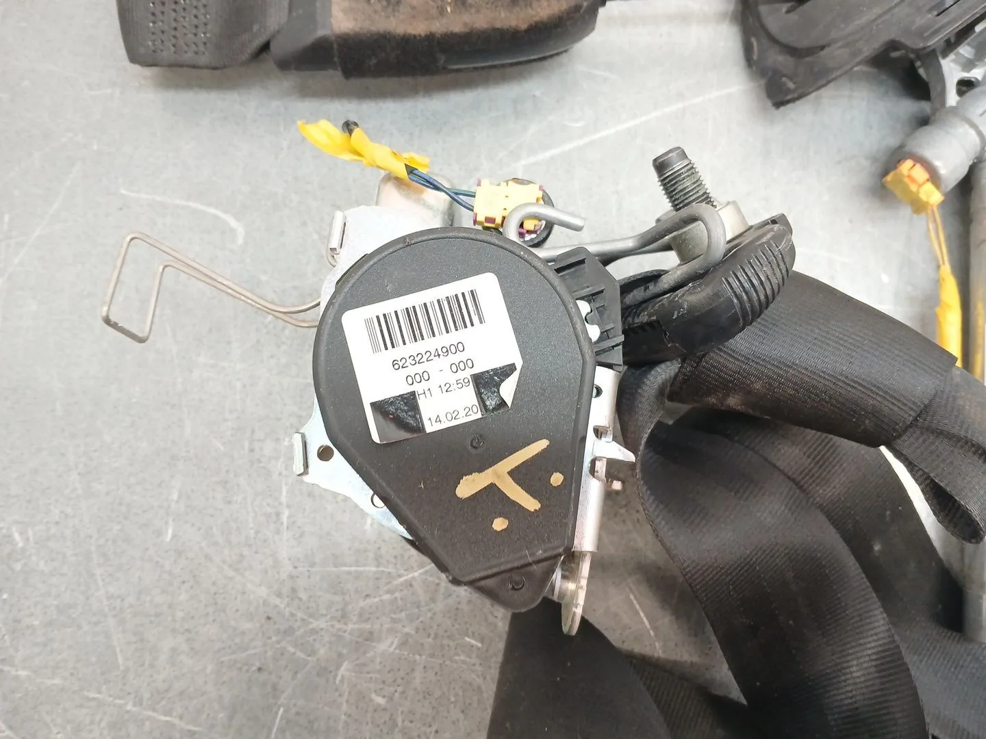 Cinturon Seguridad Delantero Izquierdo para Alfa Romeo Mito (955_)