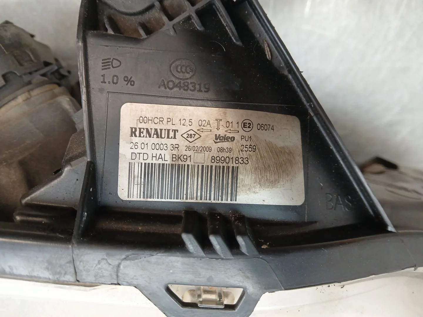 Faro Derecho para Renault Laguna Iii (Bt0/1)