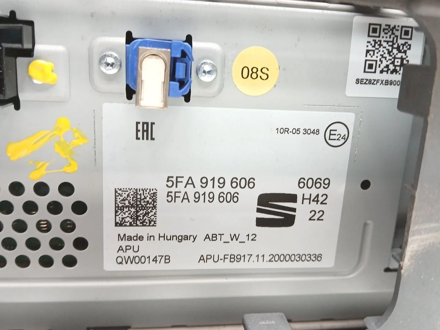 Sistema Audio / Radio Cd para Cupra Formentor (Km7, Kmp)