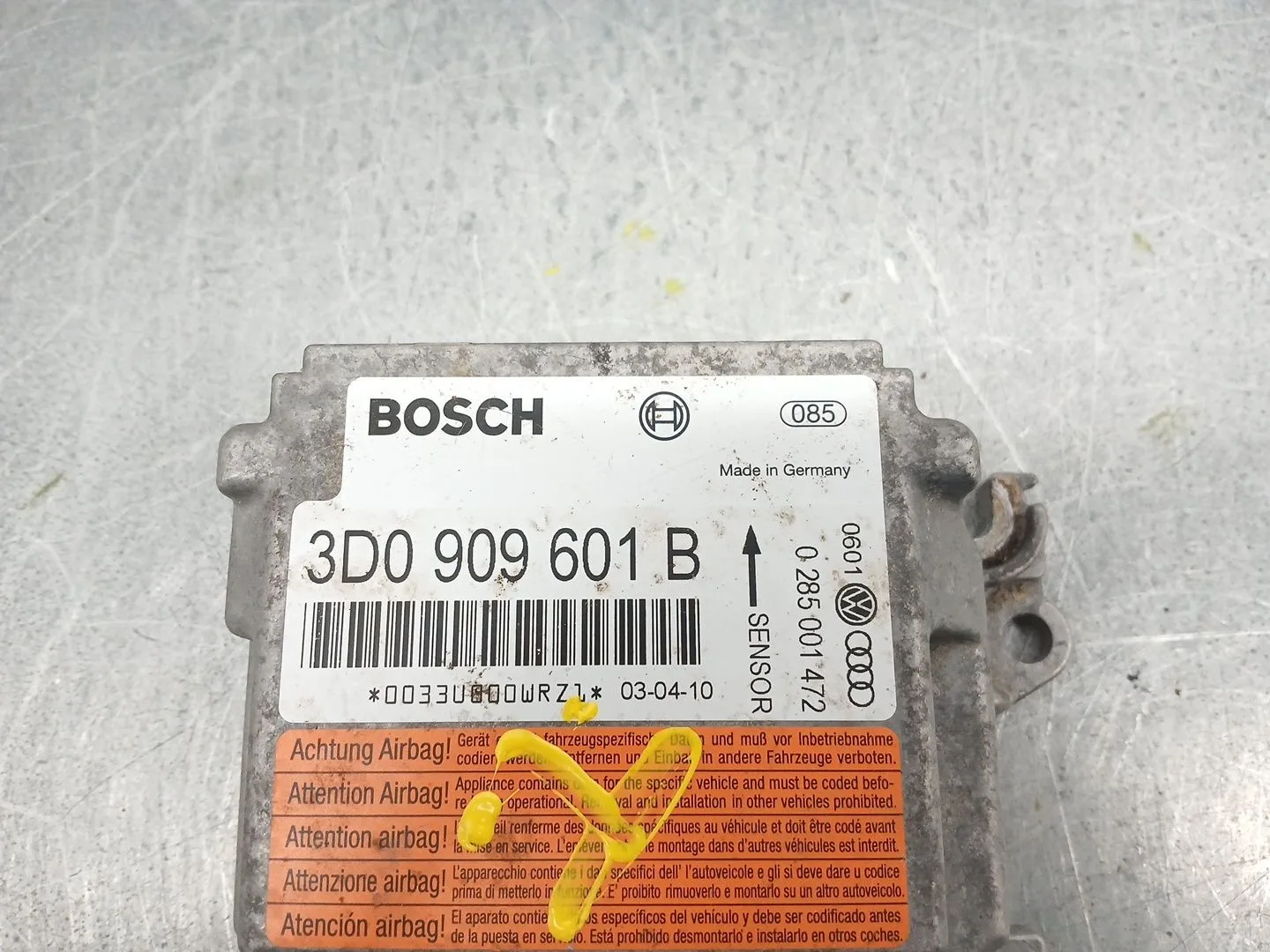 Centralita Airbag para Porsche Cayenne (9Pa)