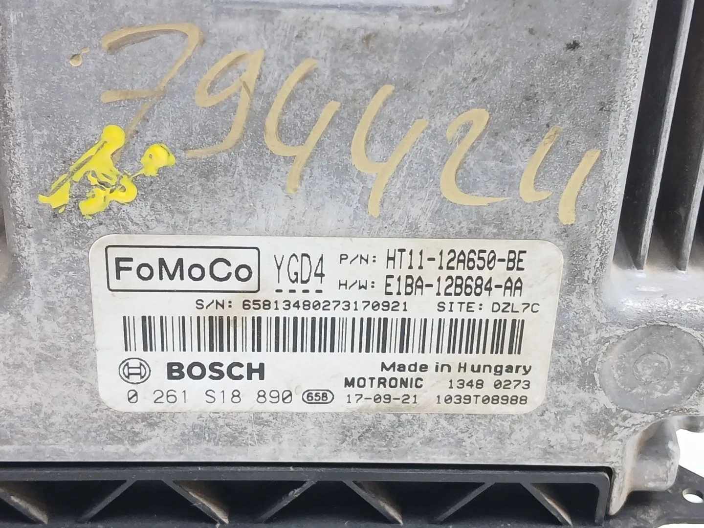 Centralita Motor Uce para Ford Tourneo Courier B460 Monospace