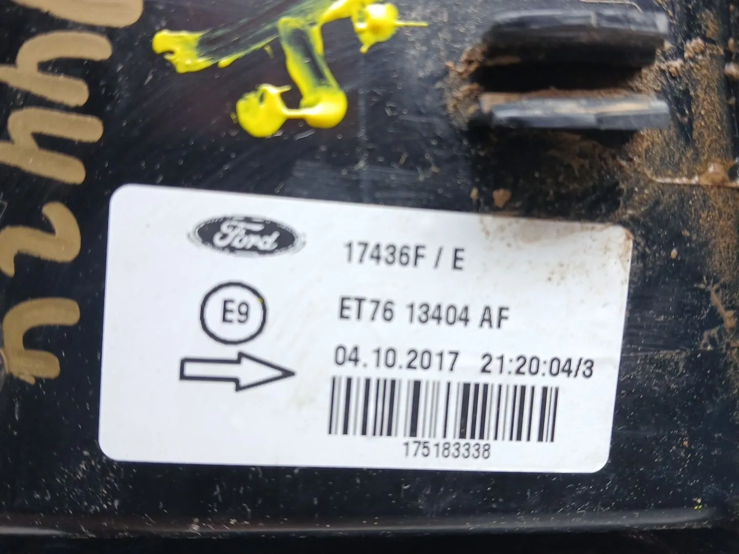 Piloto Trasero Derecho para Ford Tourneo Courier B460 Monospace