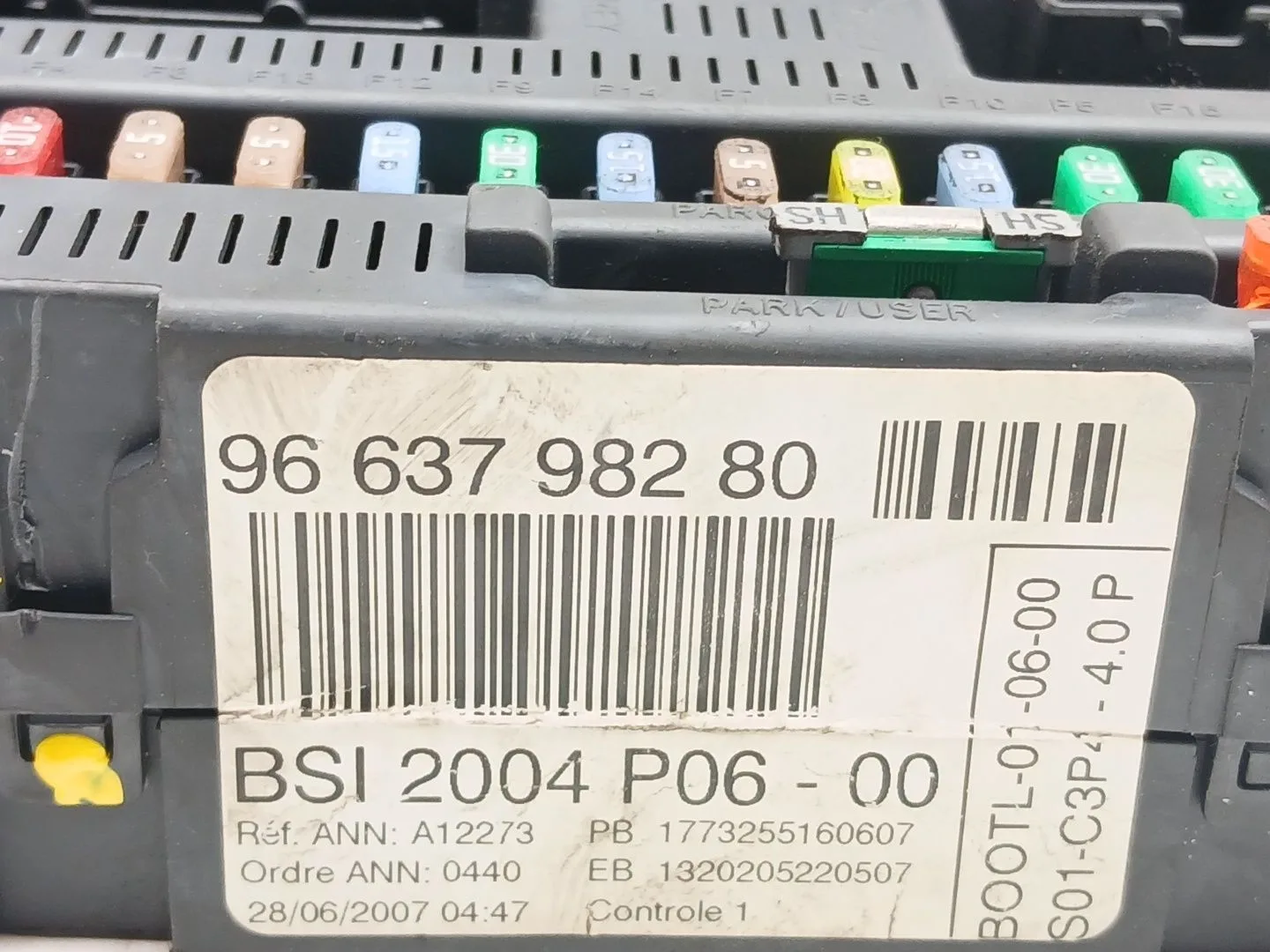Centralita Bsi para Peugeot 207/207+ (Wa_, Wc_)