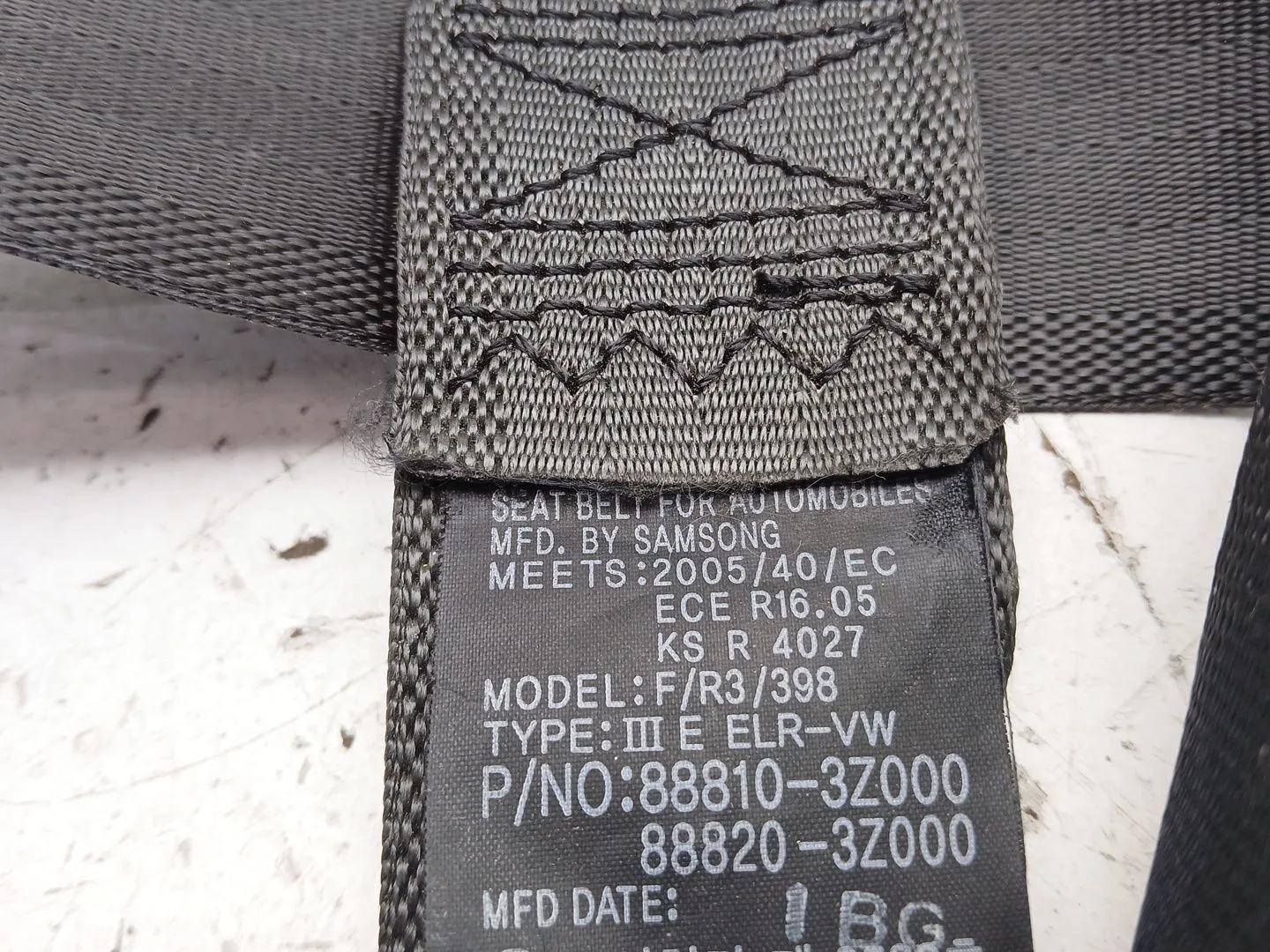 Pretensor Airbag Derecho para Hyundai I40 I (Vf)
