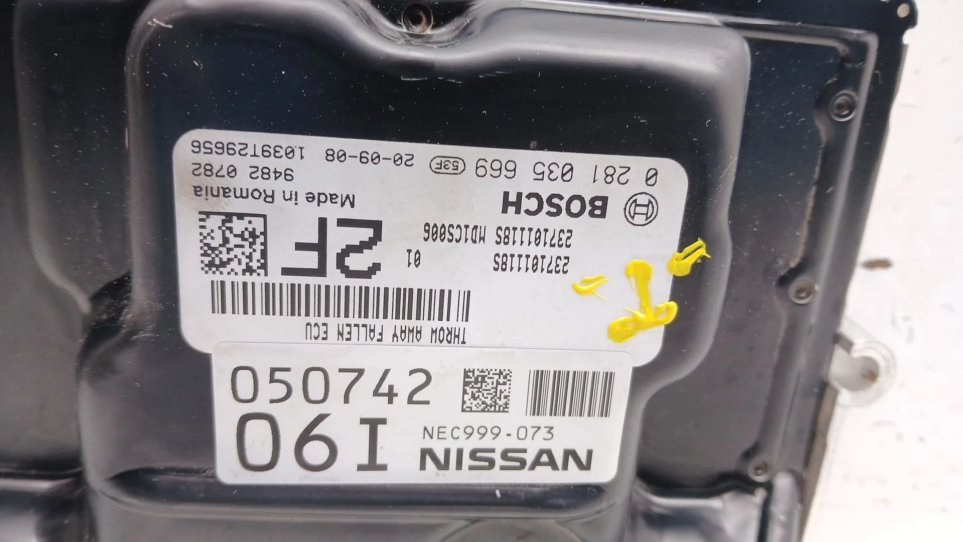 Centralita Motor Uce para Nissan Qashqai Ii (J11, J11_)