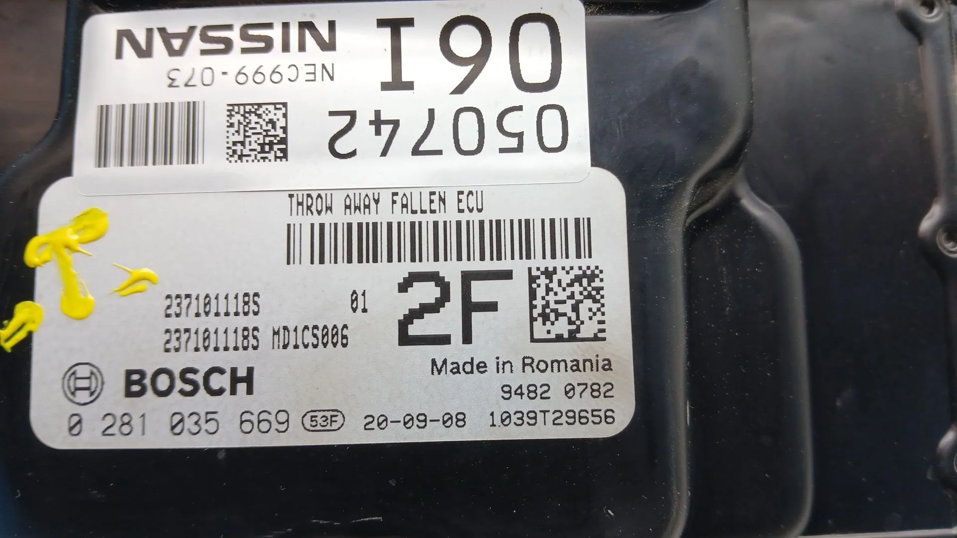 Centralita Motor Uce para Nissan Qashqai Ii (J11, J11_)