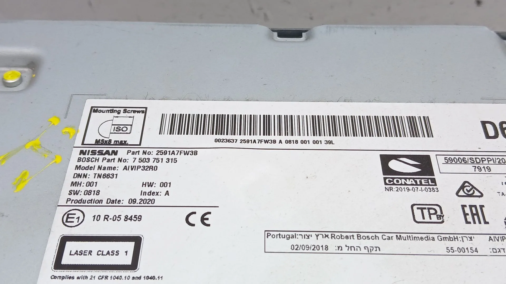 Sistema Audio / Radio Cd para Nissan Qashqai Ii (J11, J11_)