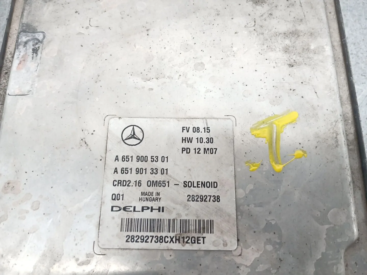 Centralita Motor Uce para Mercedes-Benz Clase C (W204)
