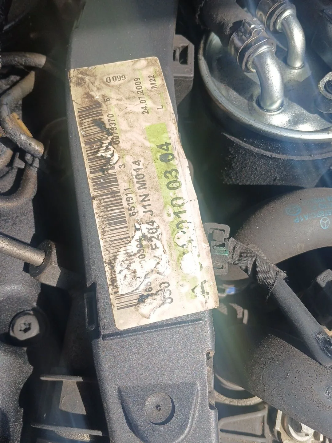 Despiece Motor para Mercedes-Benz Clase C (W204)