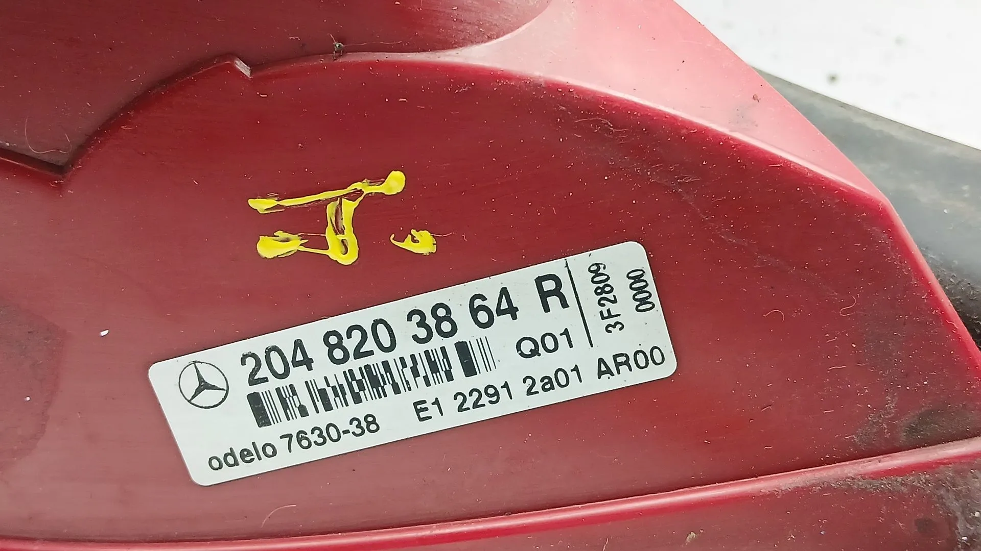 Piloto Trasero Derecho para Mercedes-Benz Clase C (W204)