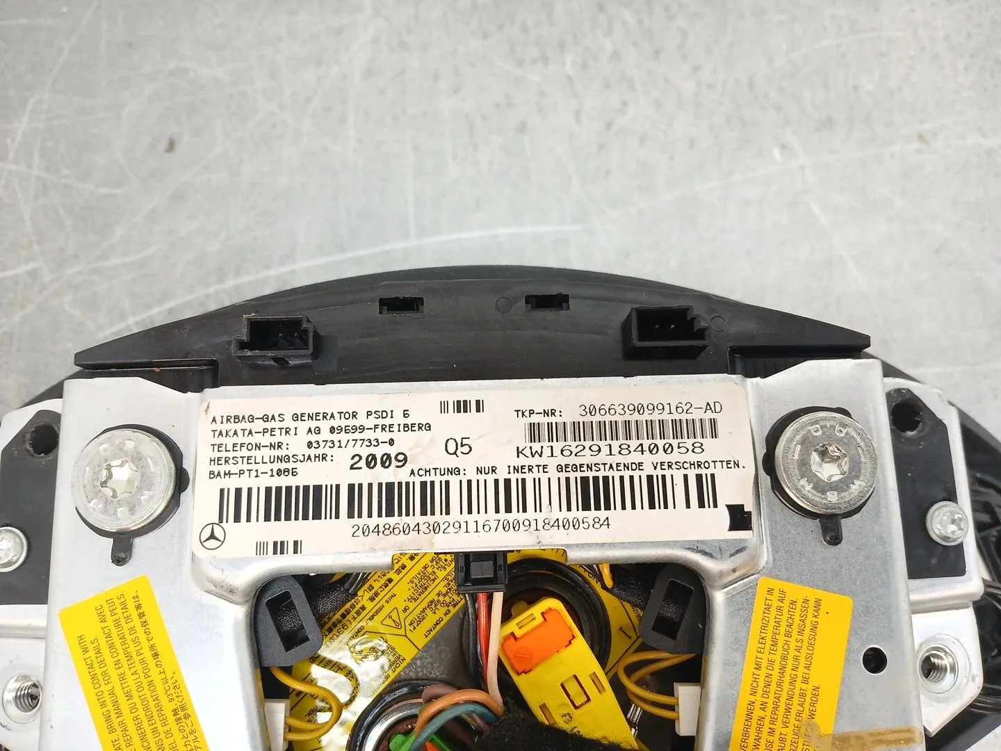 Airbag Delantero Izquierdo para Mercedes-Benz Clase C (W204)