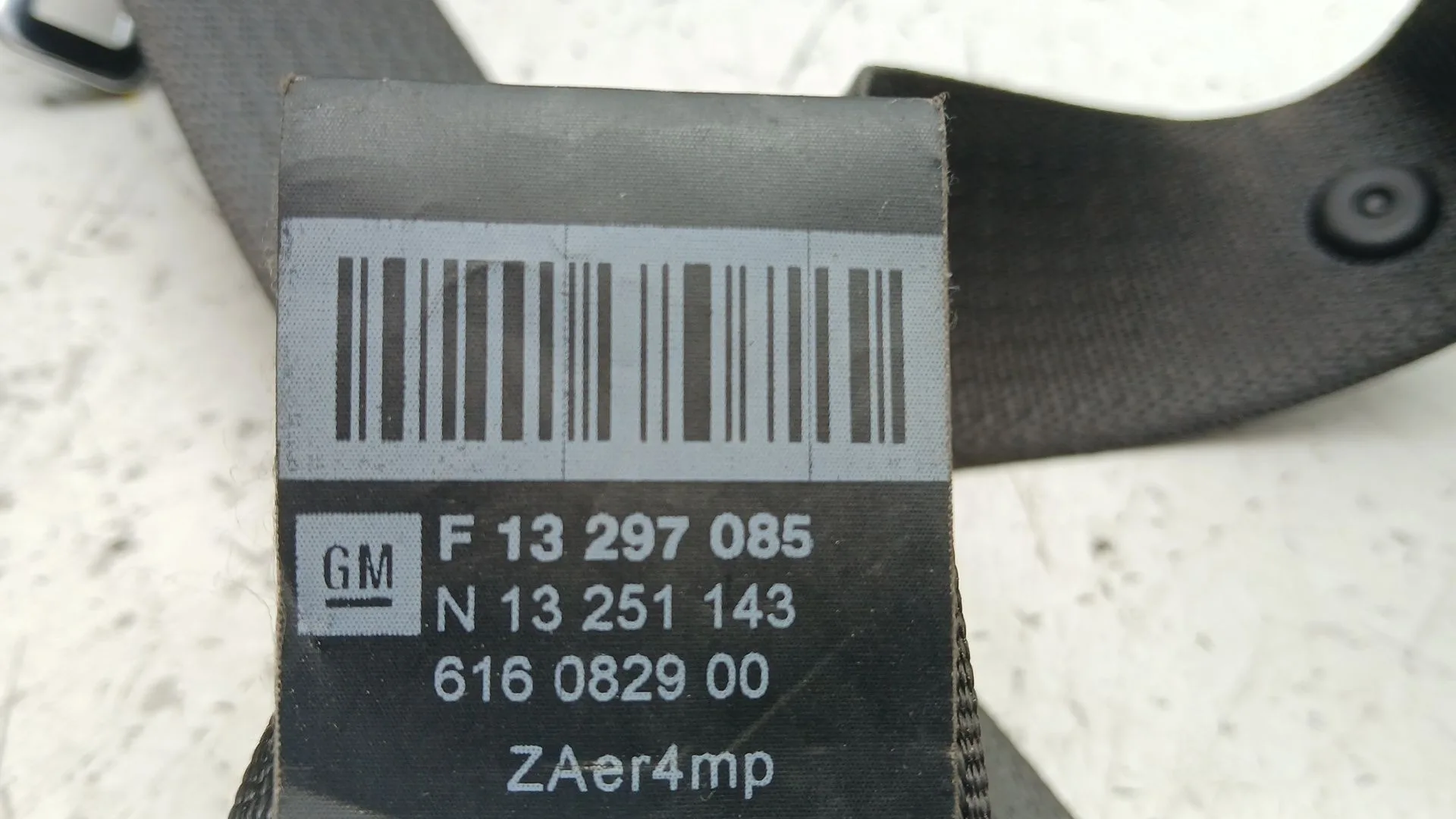 Cinturon Seguridad Delantero Izquierdo para Opel Astra J (P10)