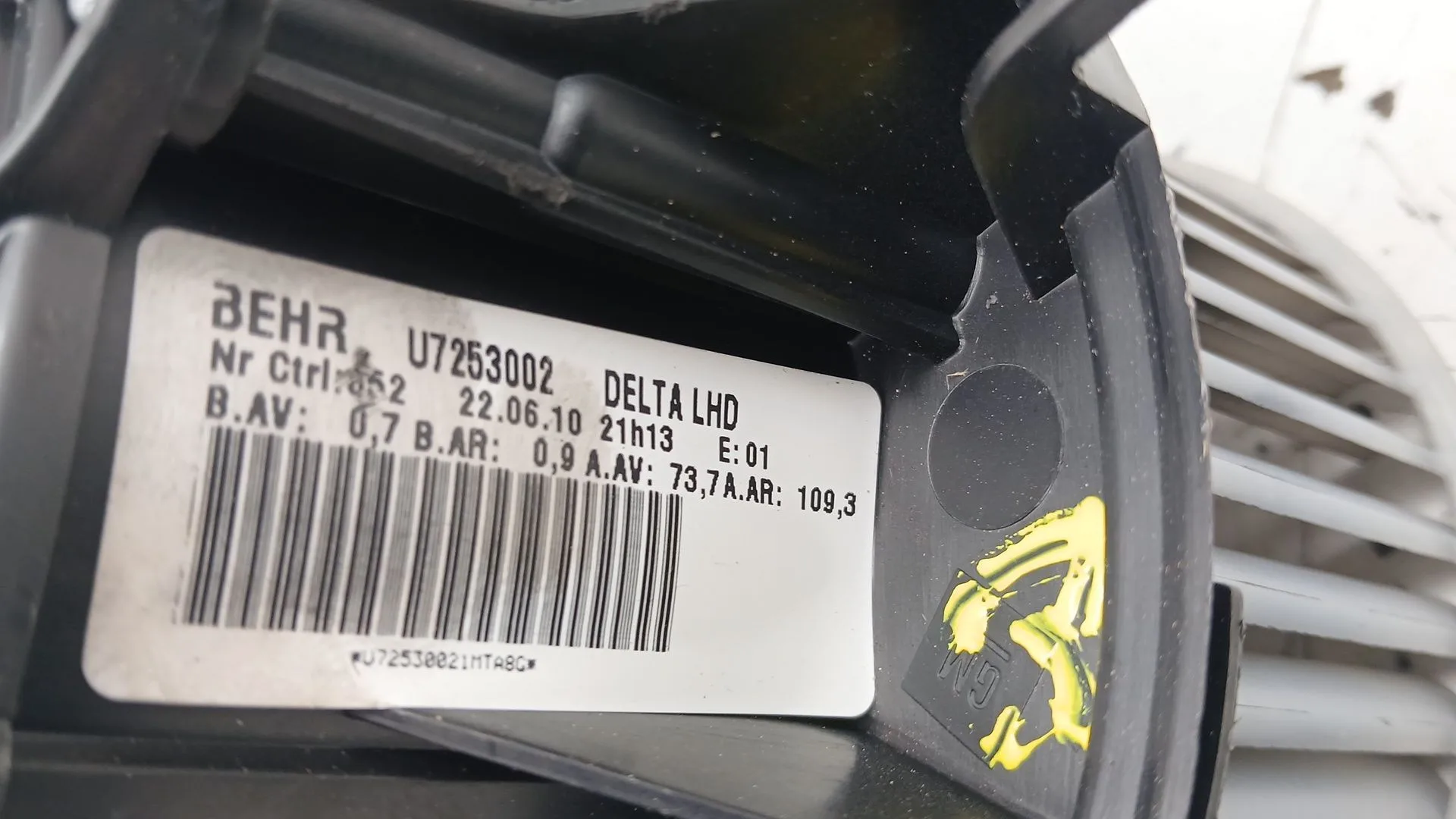 Motor Calefaccion para Opel Astra J (P10)