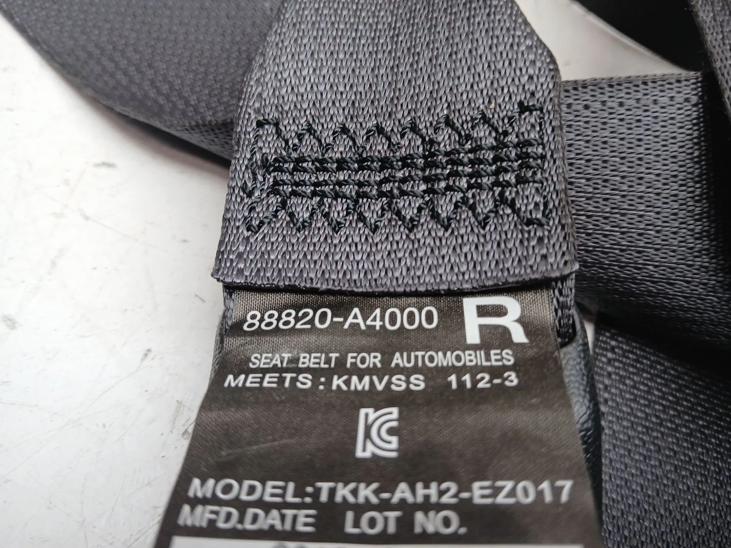 Cinturon Seguridad Delantero Derecho para Kia Carens Iv