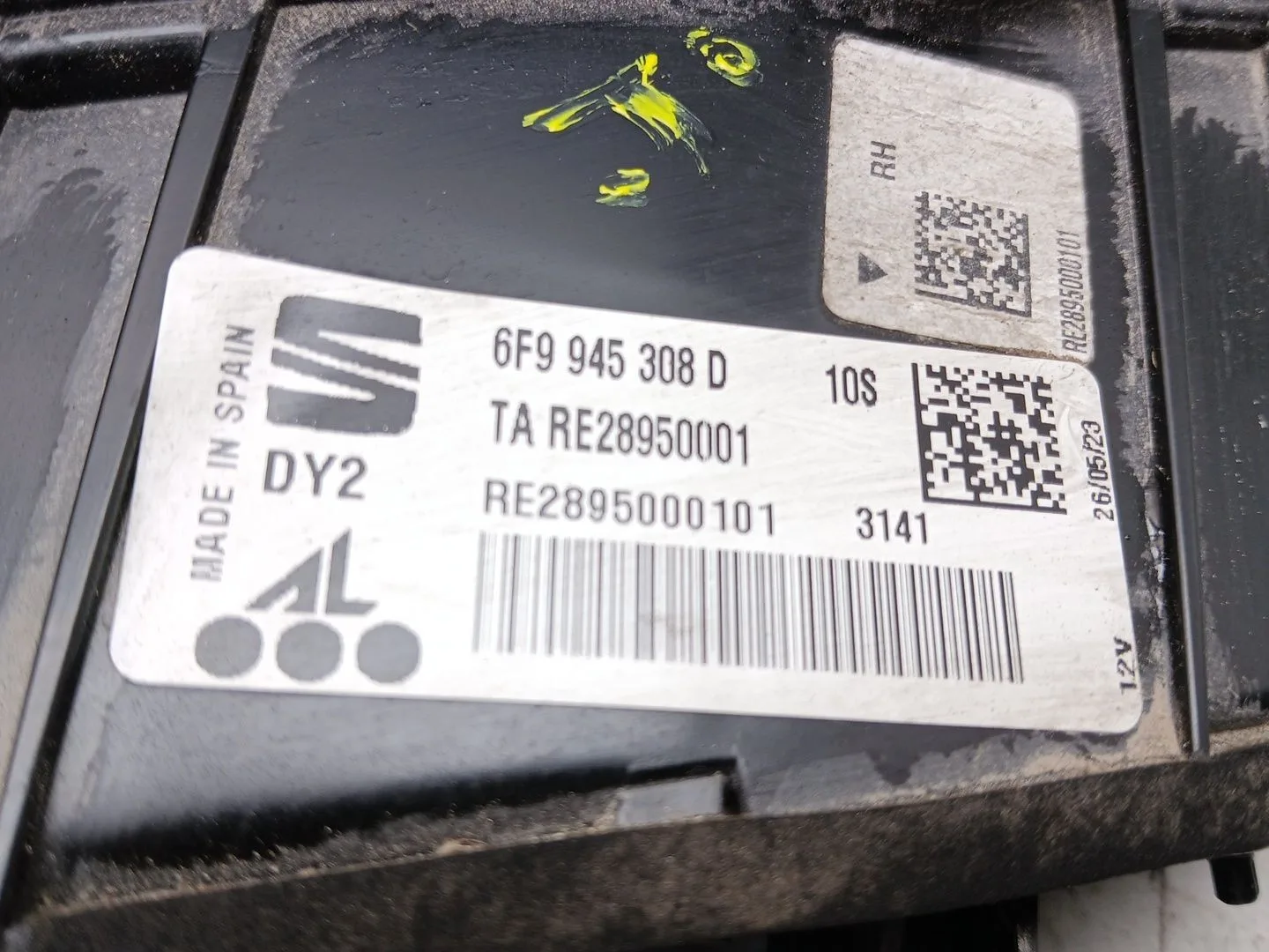 Piloto Trasero Derecho Interior para Seat Arona (Kj7, Kjp)