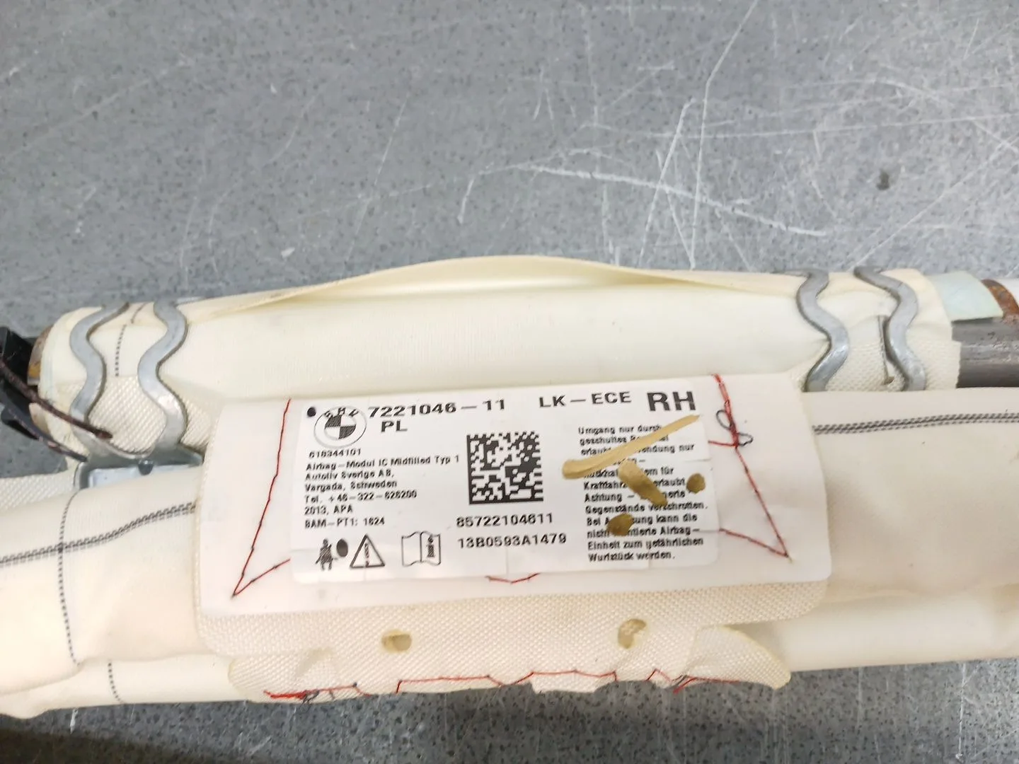 Airbag Cortina Delantero Derecho para Bmw 1 (F20)