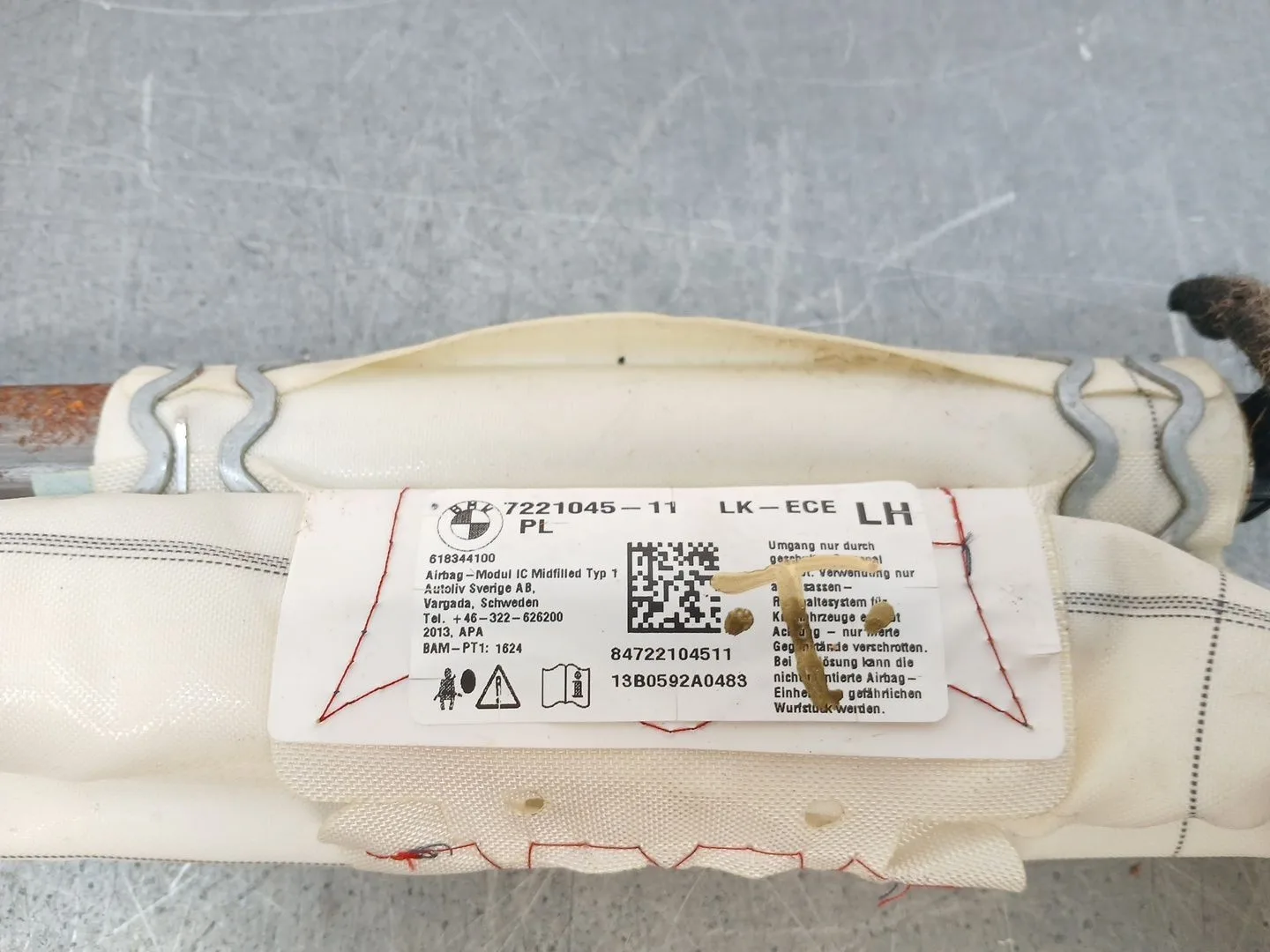 Airbag Cortina Delantero Izquierdo para Bmw 1 (F20)