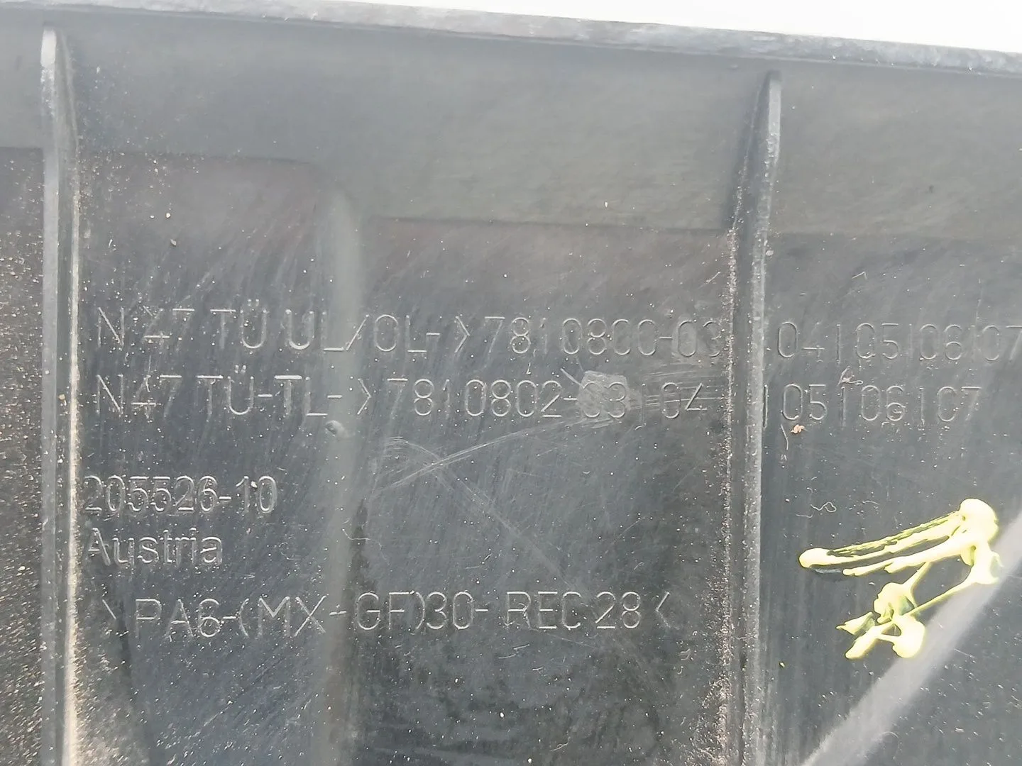 Tapa Motor para Bmw 1 (F20)