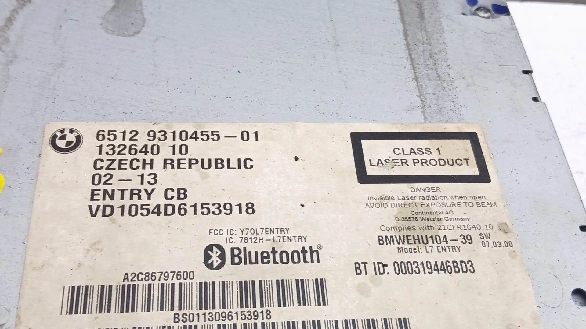 Sistema Audio / Radio Cd para Bmw 1 (F20)