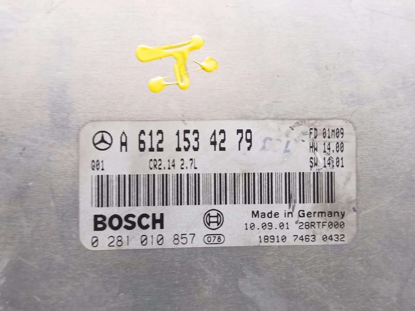 Centralita Motor Uce para Mercedes-Benz Clase C (W203)