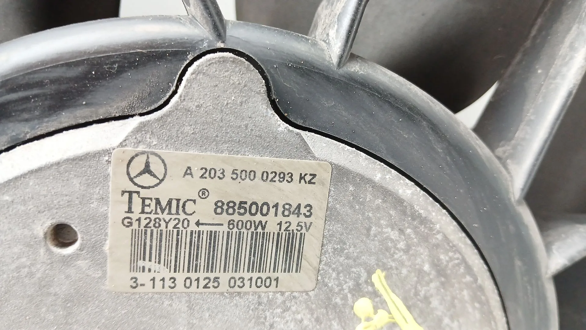 Electroventilador para Mercedes-Benz Clase C (W203)