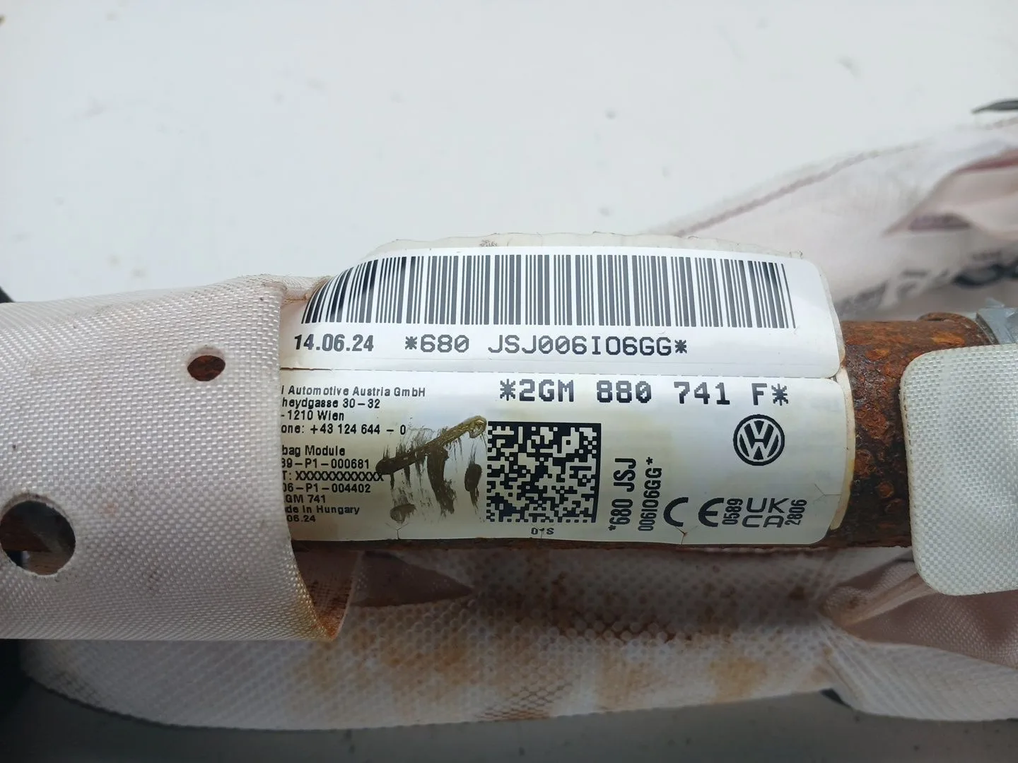 Airbag Cortina Delantero Izquierdo para Volkswagen T-Cross (C11, D31)