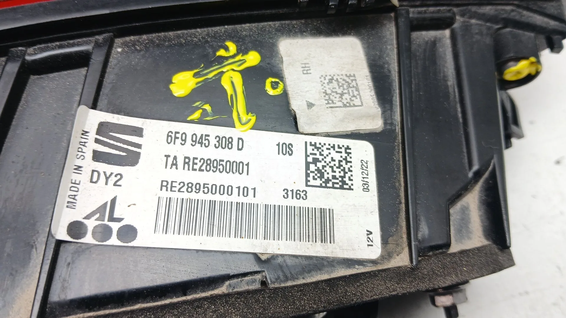 Piloto Trasero Derecho Interior para Seat Arona (Kj7, Kjp)