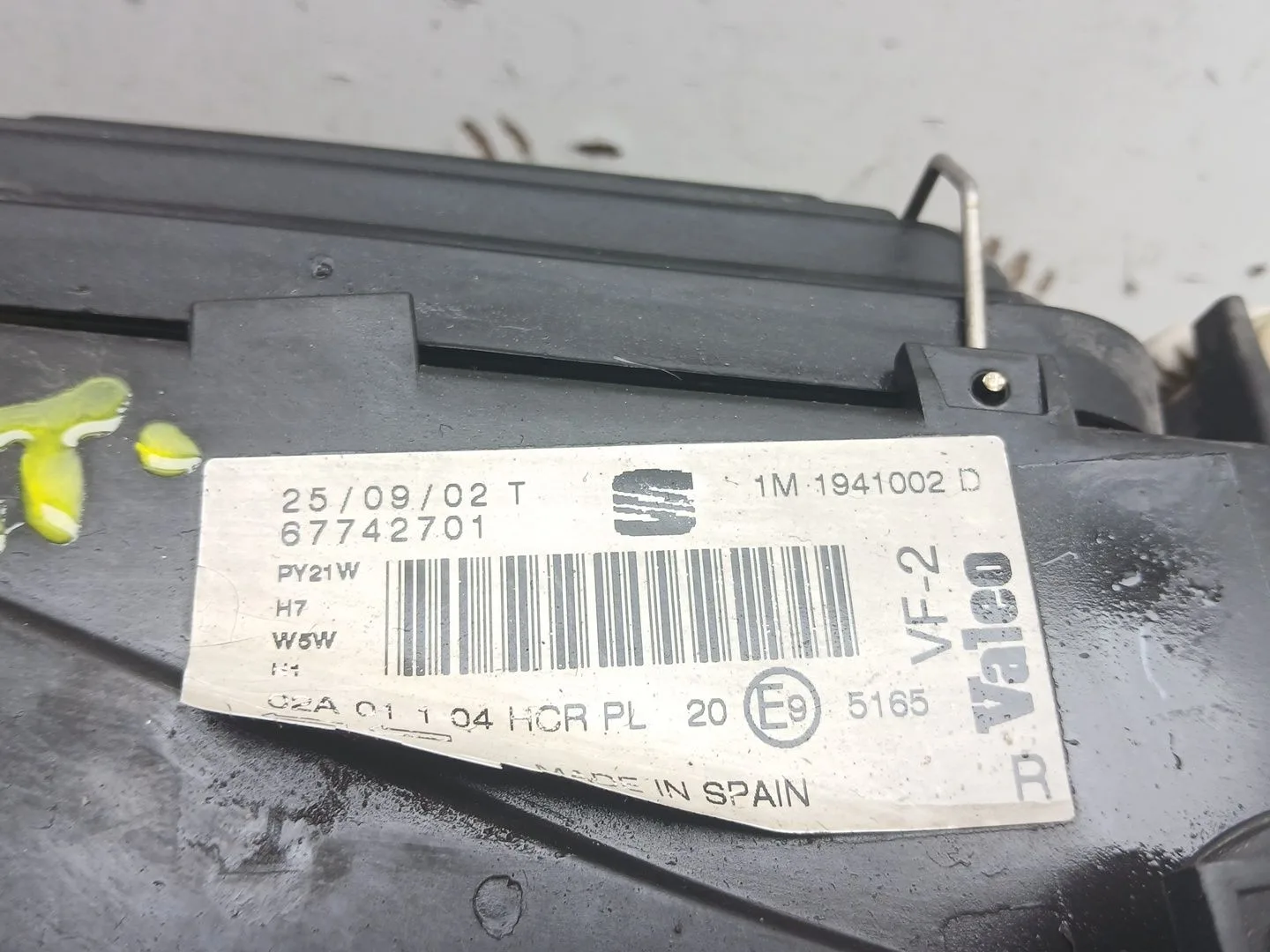 Faro Derecho para Seat Leon (1M1)