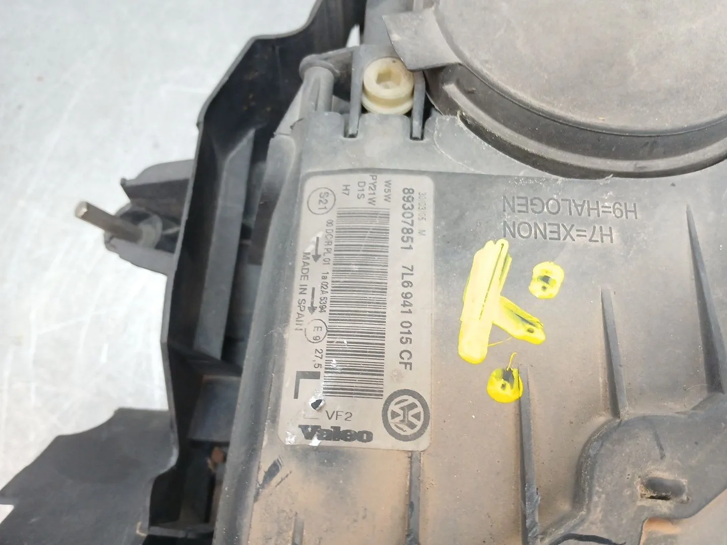 Faro Izquierdo para Volkswagen Touareg (7La, 7L6, 7L7)