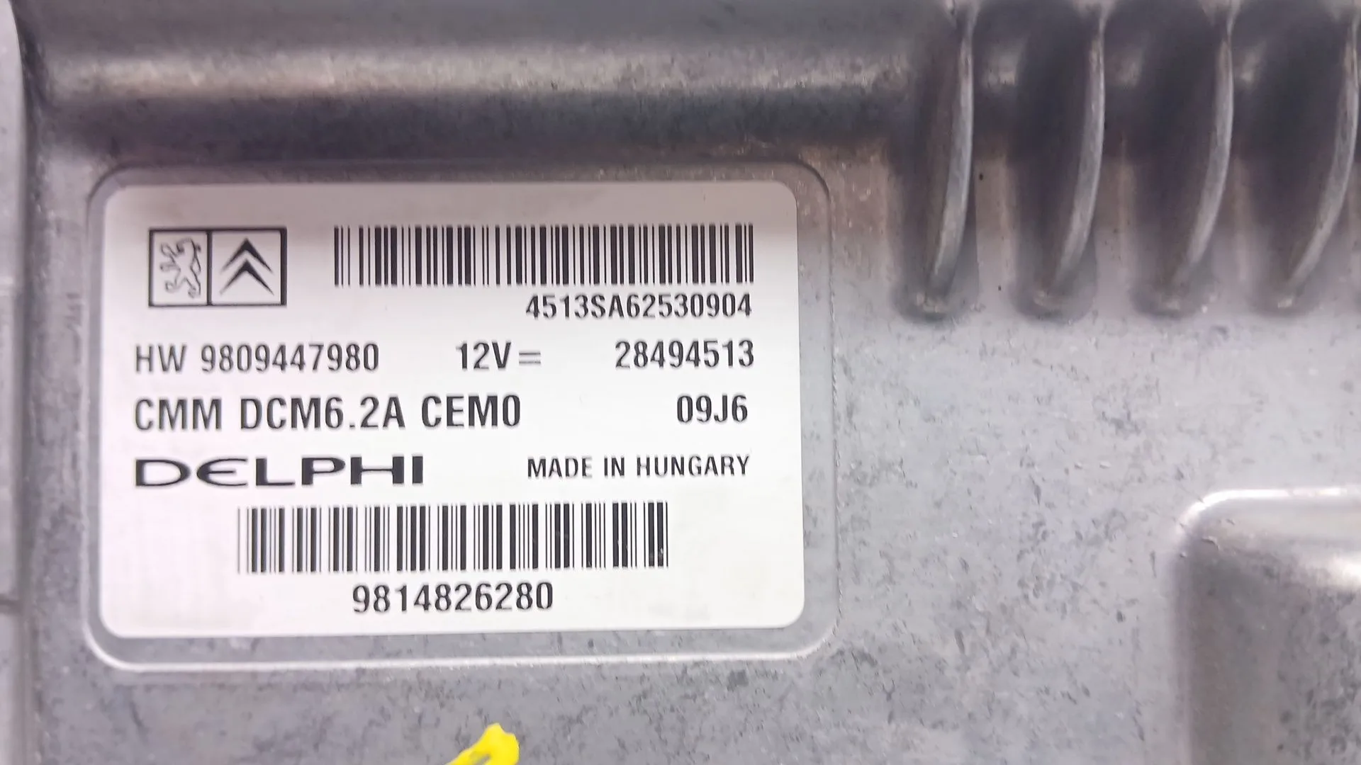 Centralita Motor Uce para Peugeot 508 Sw I (8E_)