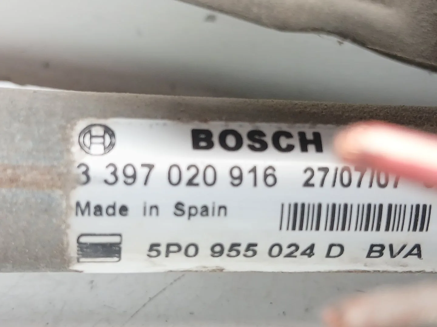Motor Limpia Delantero para Seat Altea (5P1)