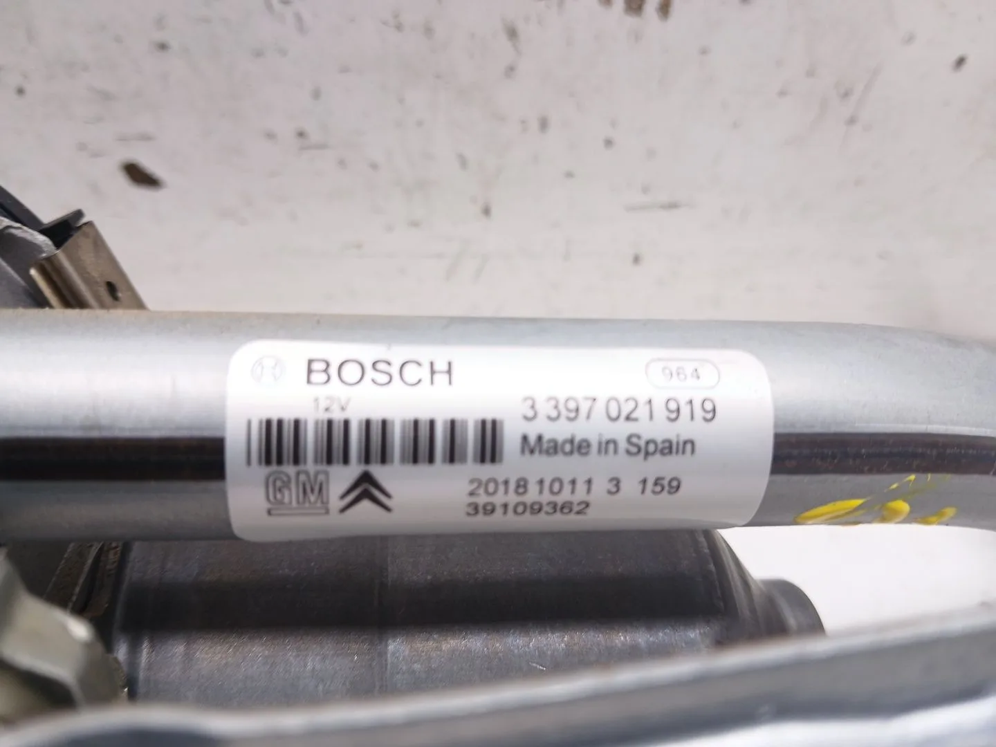 Motor Limpia Delantero para Opel Crossland X / Crossland (P17, P2Qo)