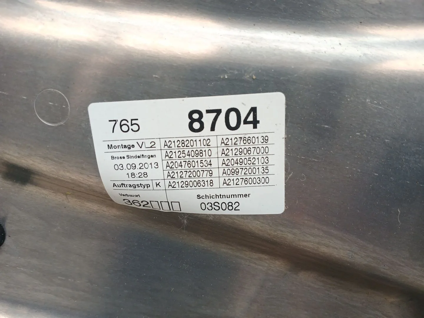 Elevalunas Delantero Izquierdo para Mercedes-Benz Clase E T-Model (S212)