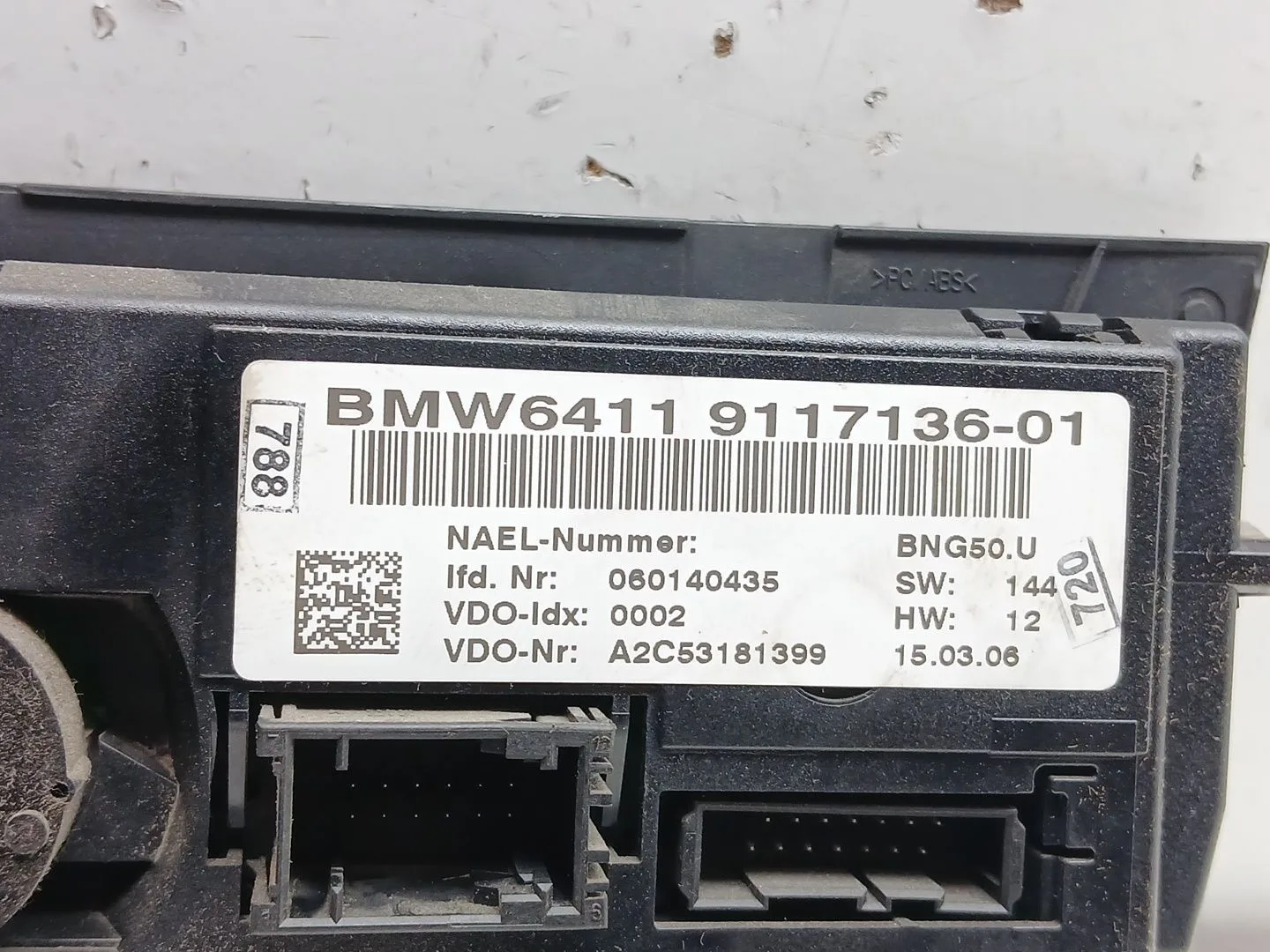 Mando Calefaccion / Aire Acondicionado para Bmw 3 (E90)