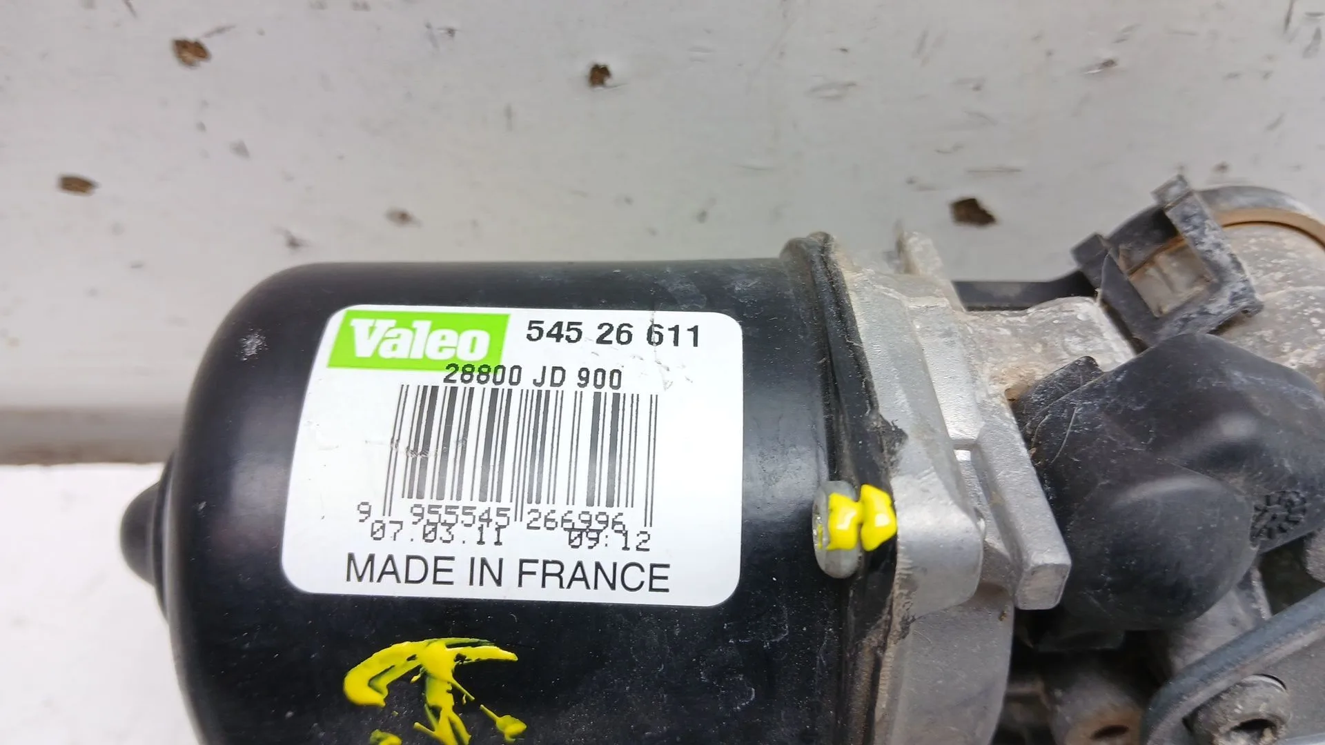 Motor Limpia Delantero para Nissan Qashqai I (J10, Nj10)