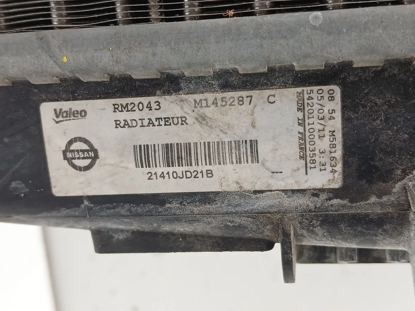 Radiador Agua para Nissan Qashqai I (J10, Nj10)
