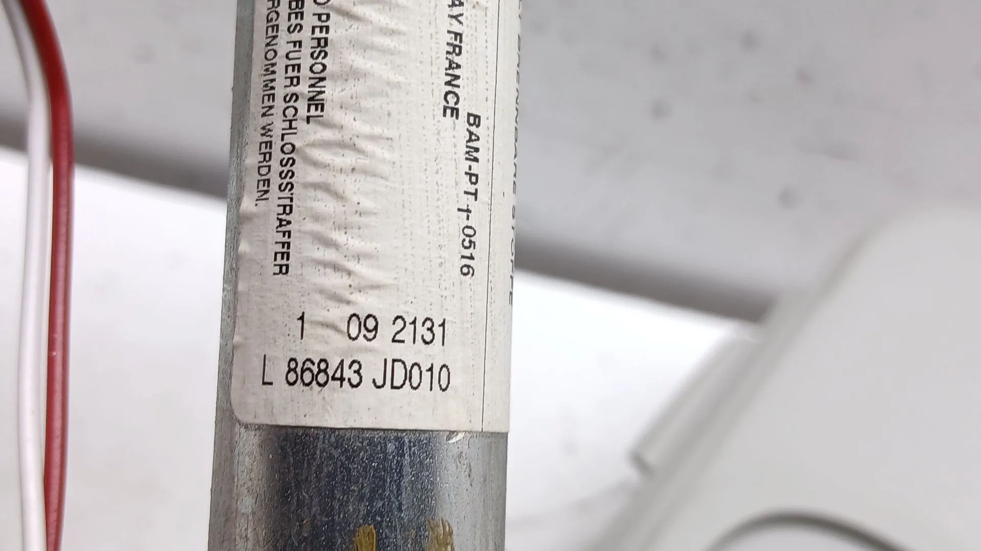 Pretensor Airbag Izquierdo para Nissan Qashqai I (J10, Nj10)