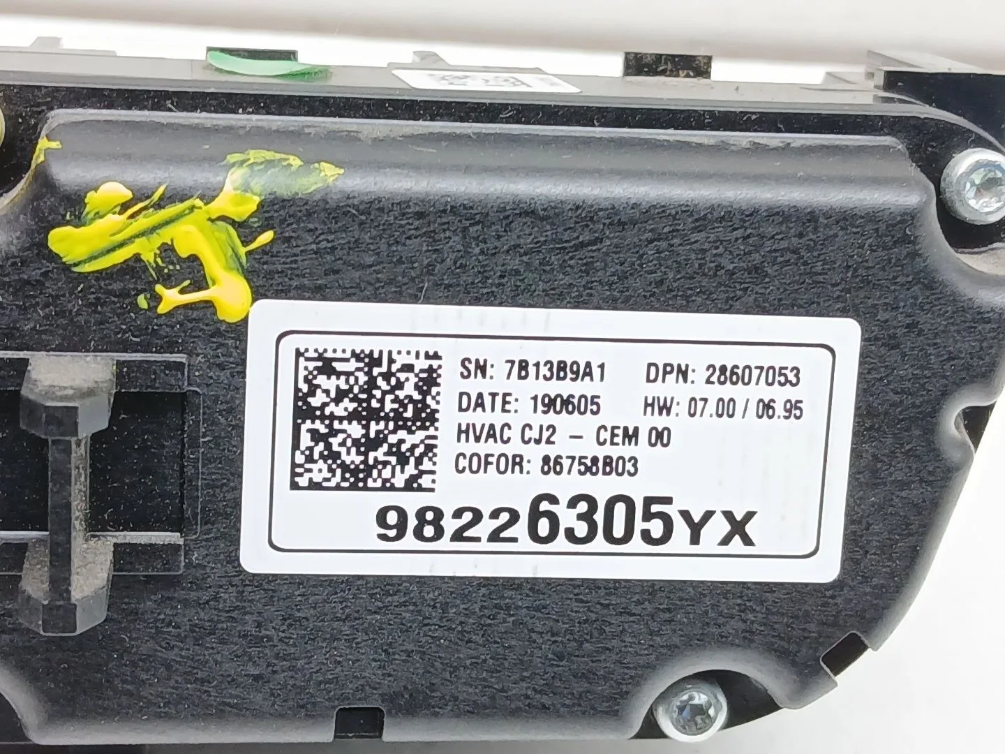 Mando Climatizador para Opel Crossland X / Crossland (P17, P2Qo)