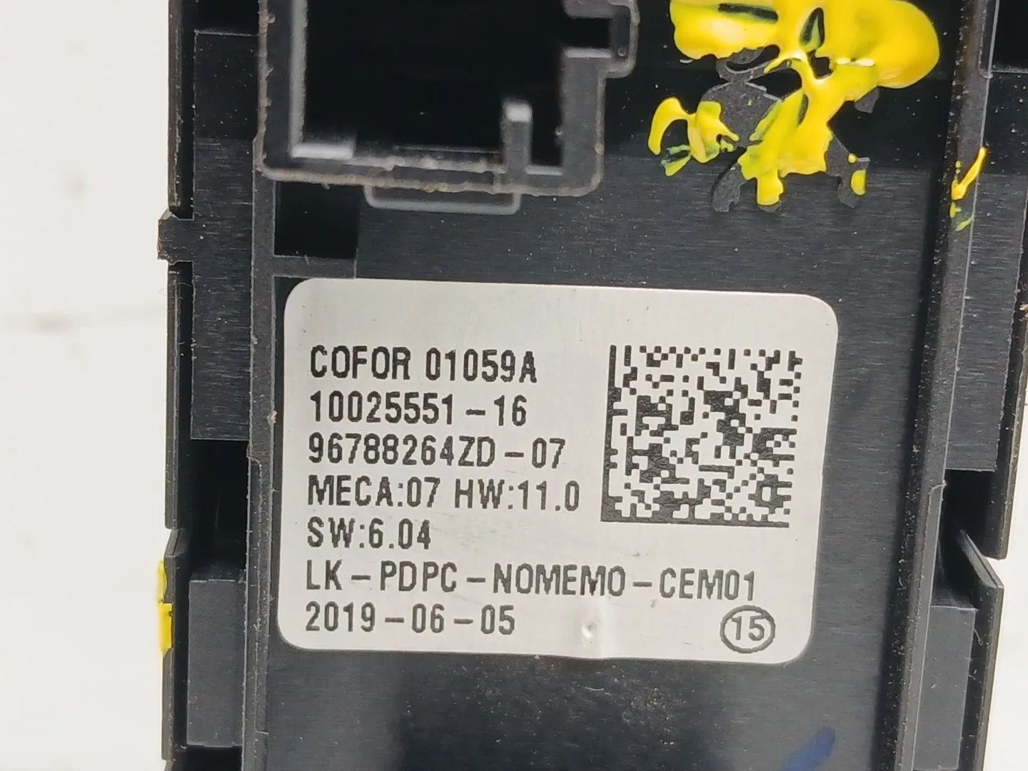 Mando Elevalunas Delantero Izquierdo para Opel Crossland X / Crossland (P17, P2Qo)