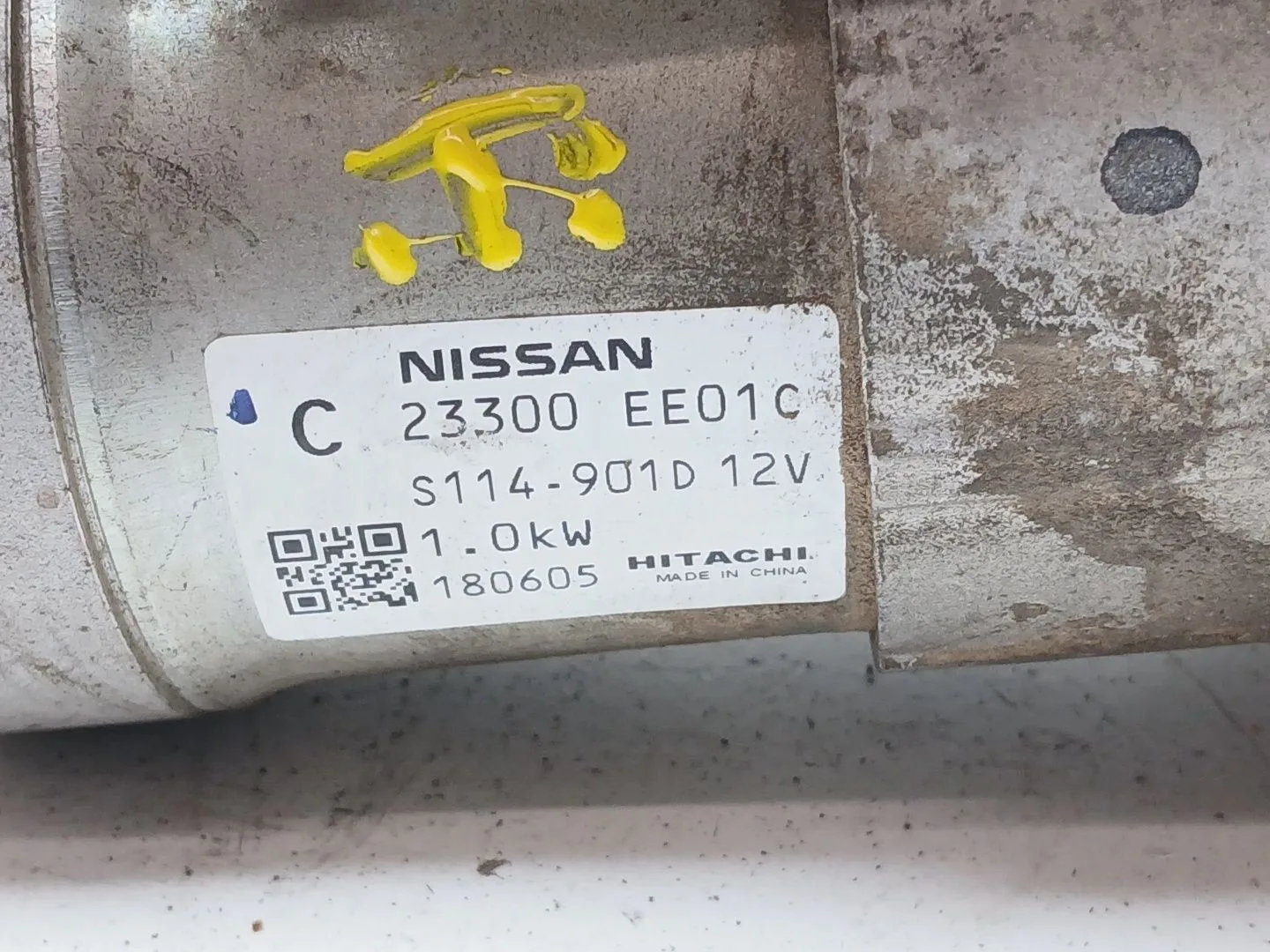 Motor Arranque para Nissan Juke (F15)