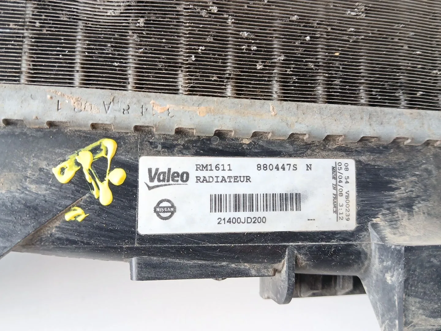 Radiador Agua para Nissan Qashqai I (J10, Nj10)